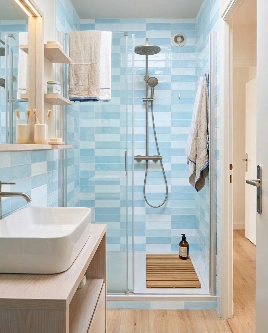 Interior design in Scandinavian style — Bathroom by GenRoom AI