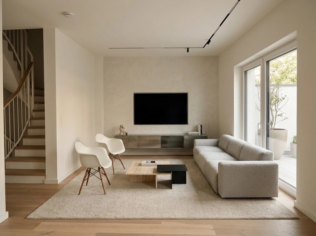 Minimalism Living Room design — interior photo by GenRoom AI