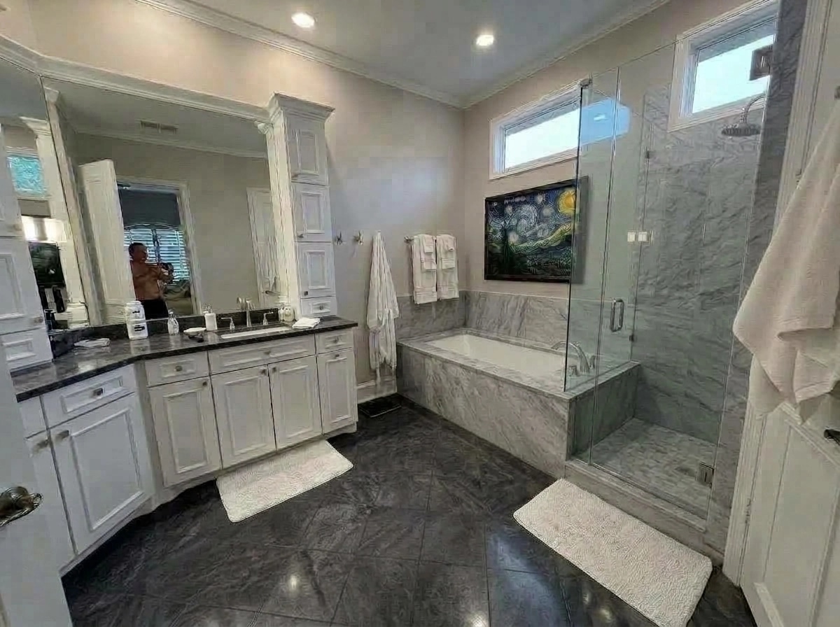 Bathroom interior in no_style style — photo by GenRoom AI