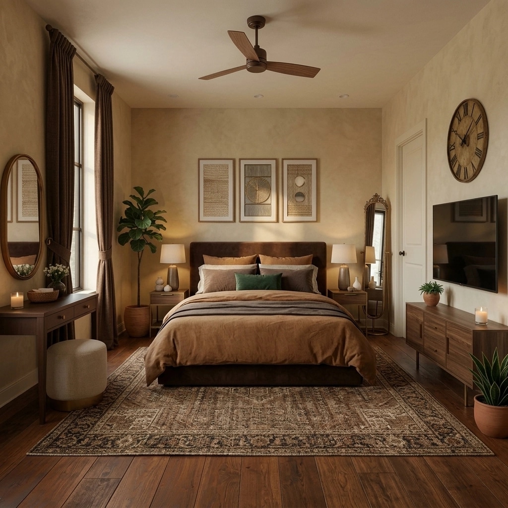 Contemporary Bedroom design — interior photo by GenRoom AI