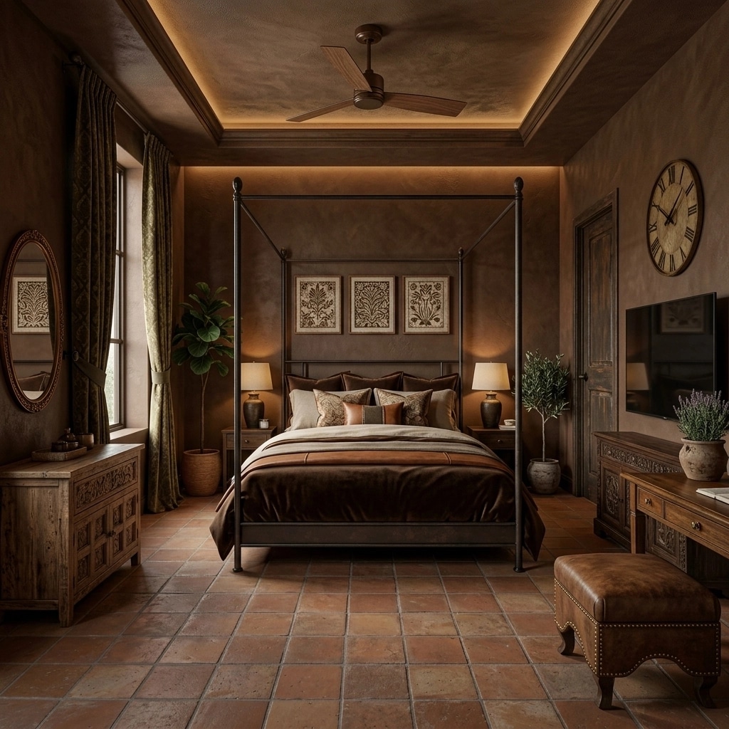 Interior design in Mediterranean style — Bedroom by GenRoom AI