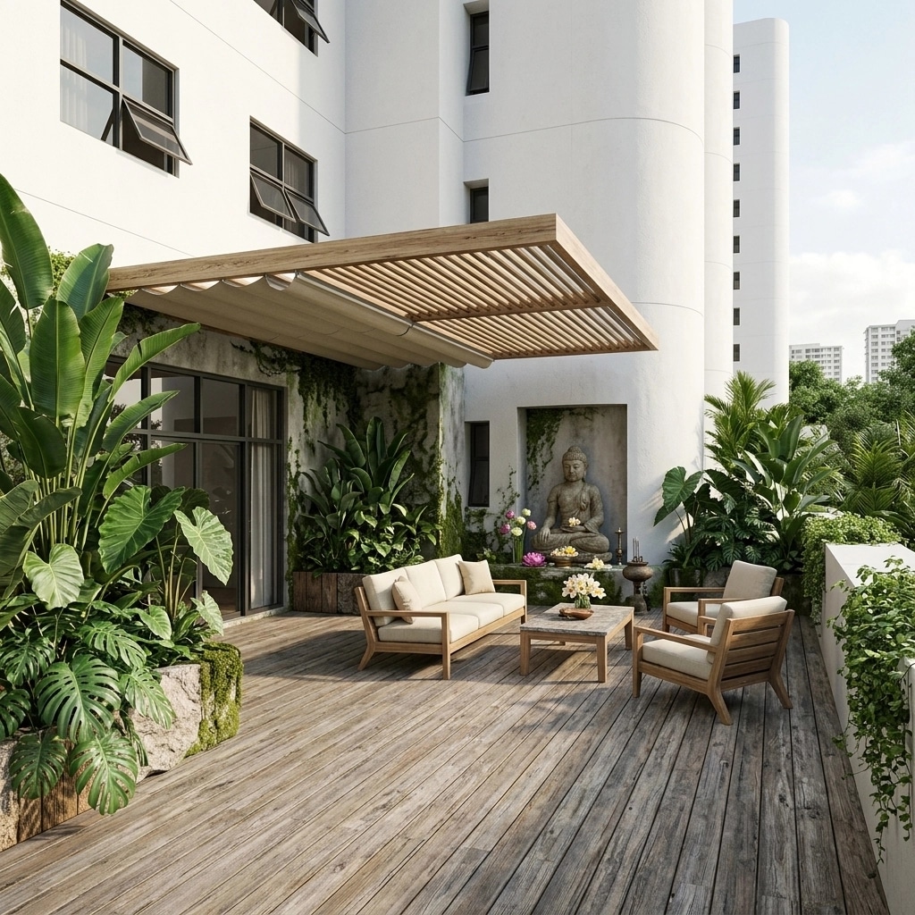 Yard design in no_style style — photo by GenRoom AI