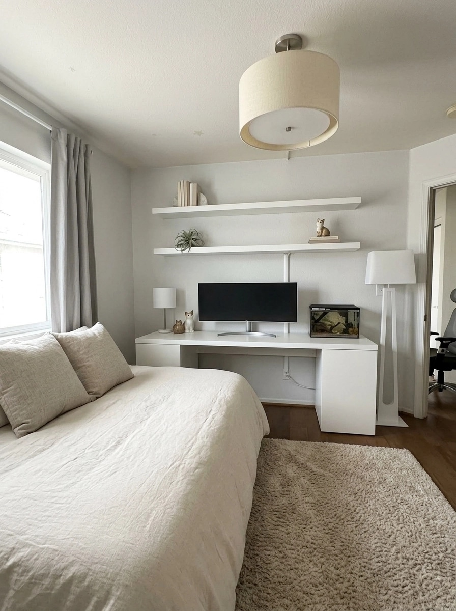 Minimalism Bedroom design — interior photo by GenRoom AI
