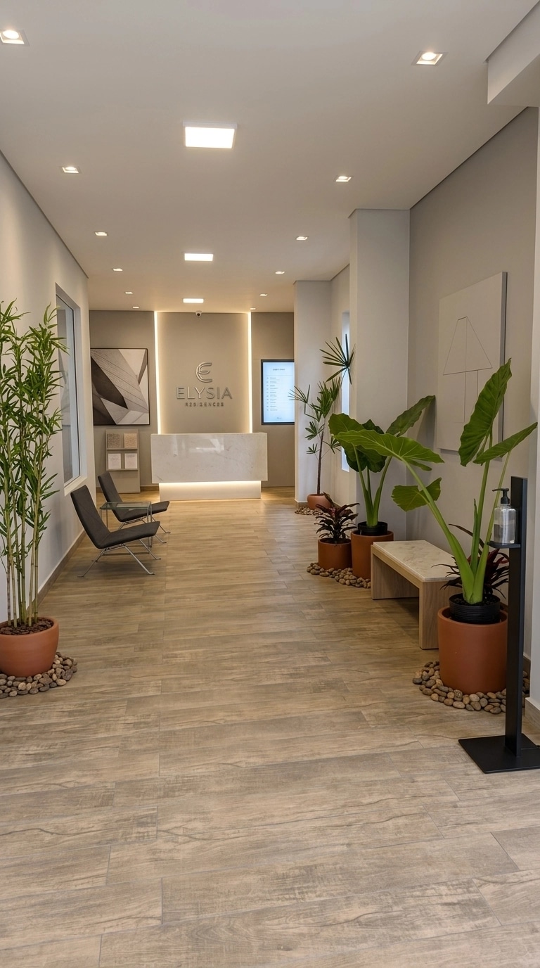 Interior design in Minimalism style — lobby by GenRoom AI