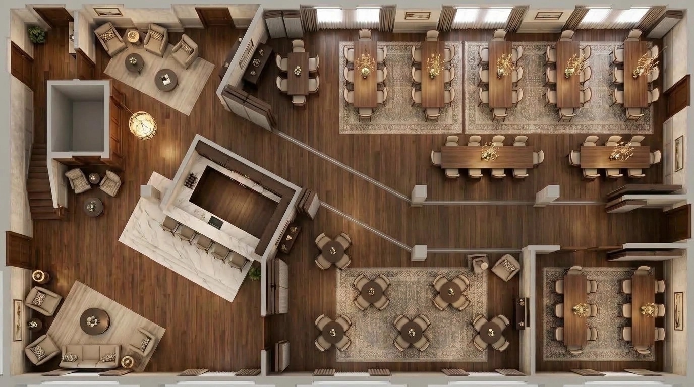 Interior design in Transitional style — Living Room by GenRoom AI