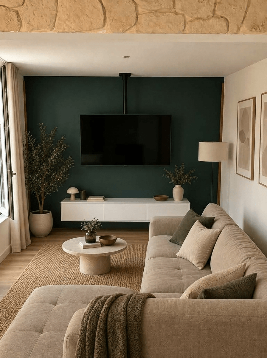 Minimalism Living Room design — interior photo by GenRoom AI