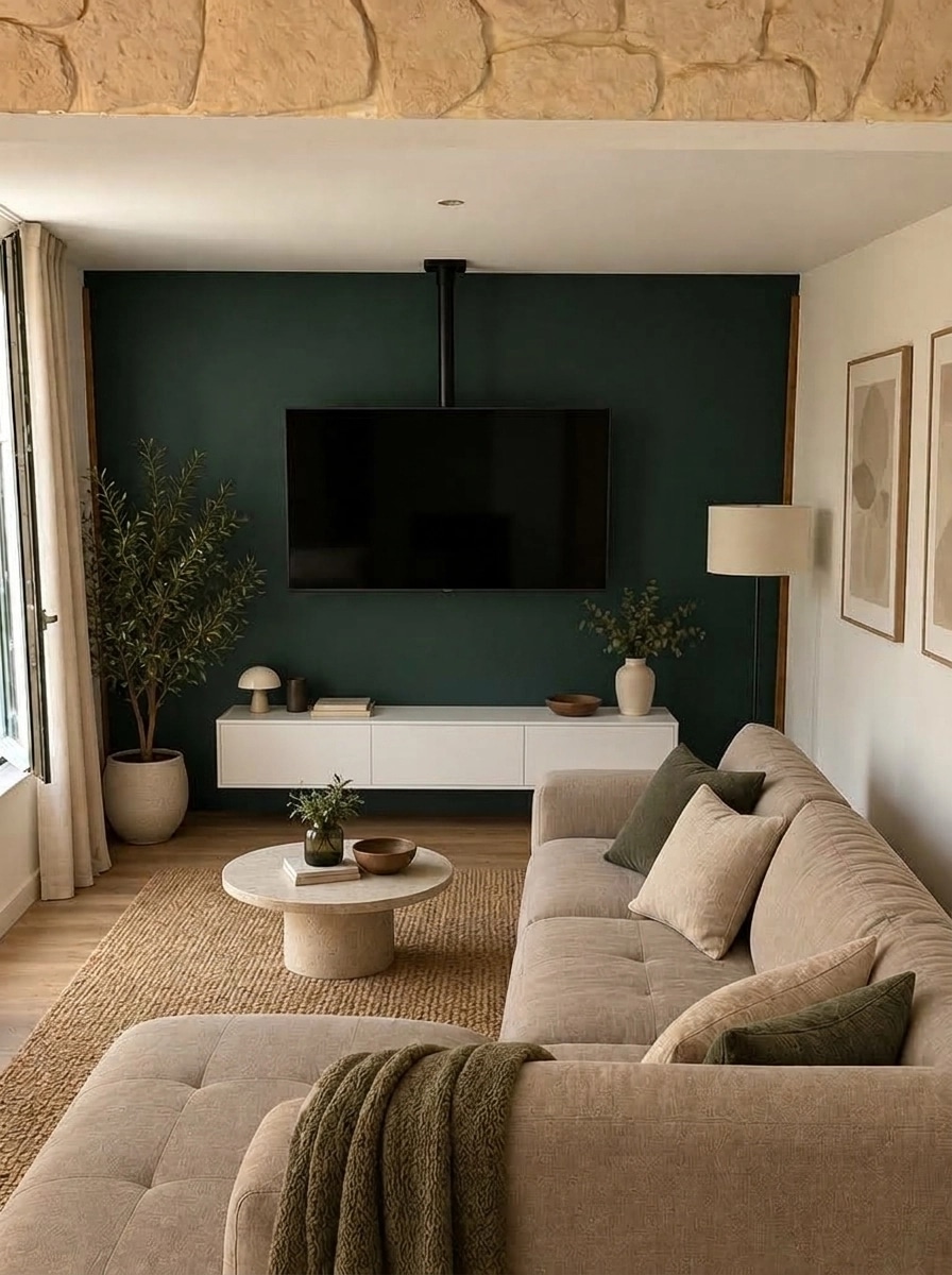 Interior design in Minimalism style — Living Room by GenRoom AI