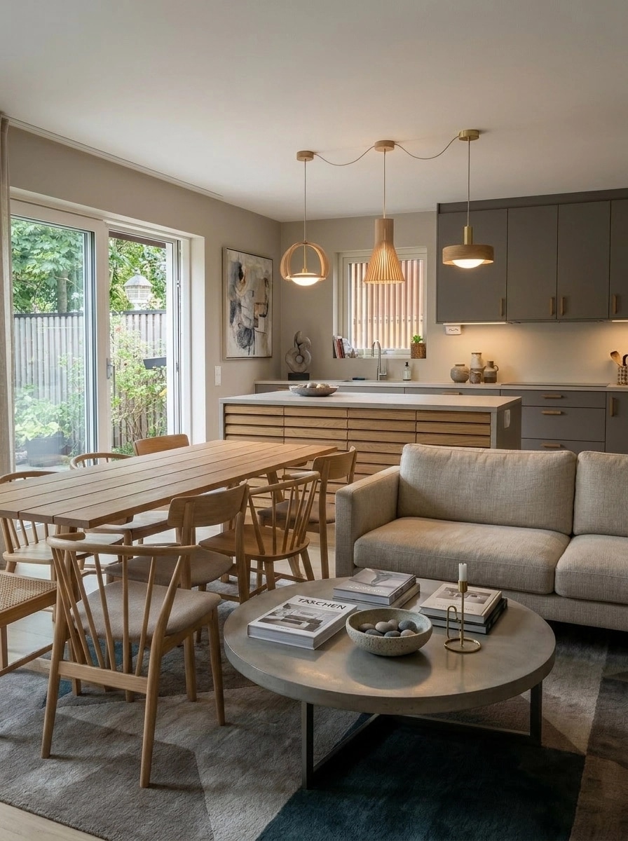 Interior design in Contemporary style — Living Room by GenRoom AI
