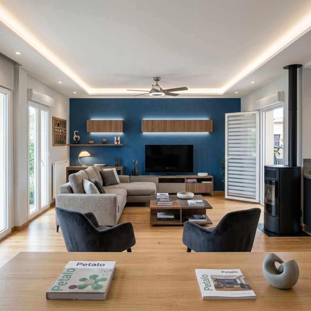 Interior design in Contemporary style — Living Room by GenRoom AI