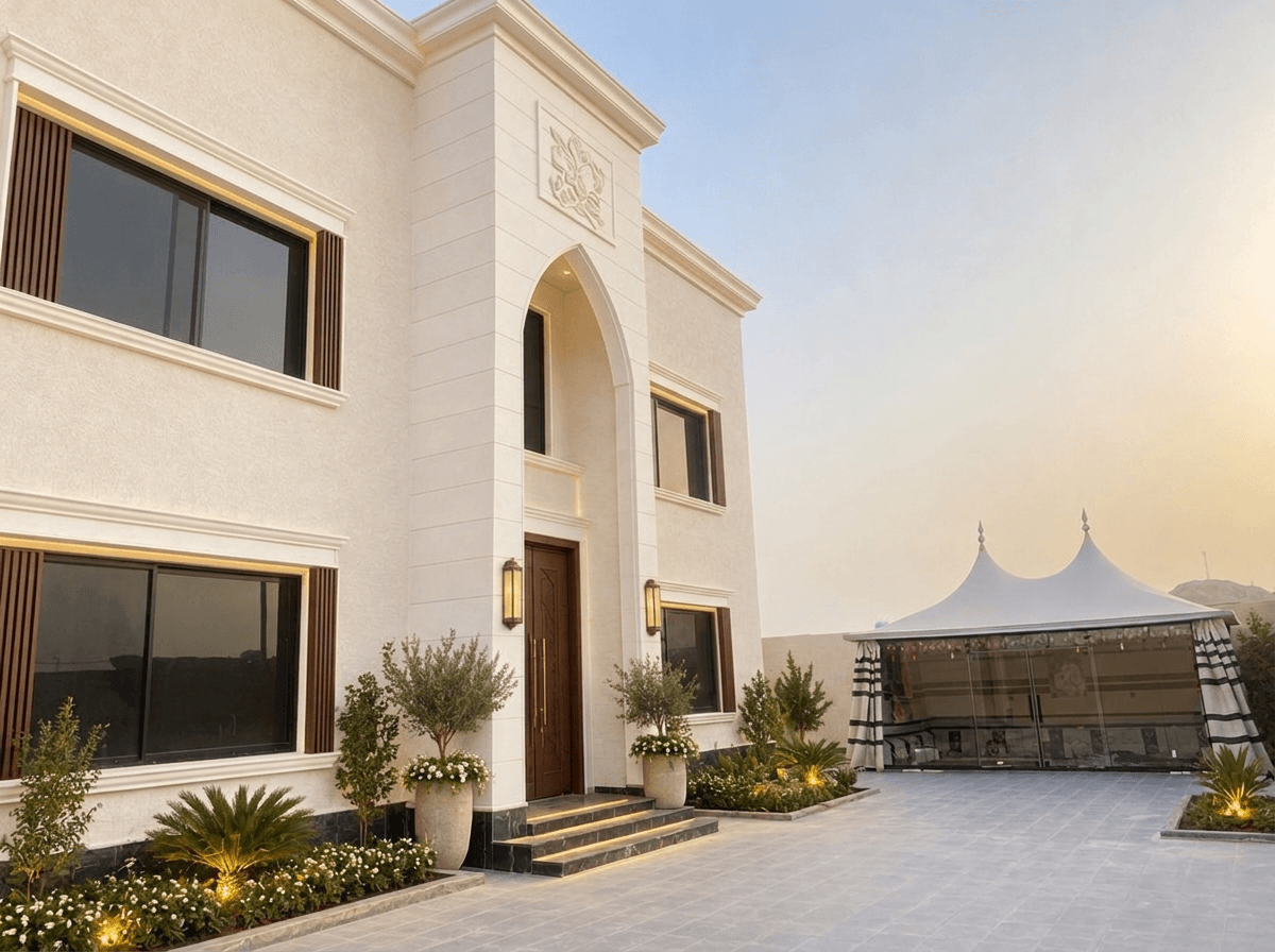 Arabian Facade Facade design — facade photo by GenRoom AI