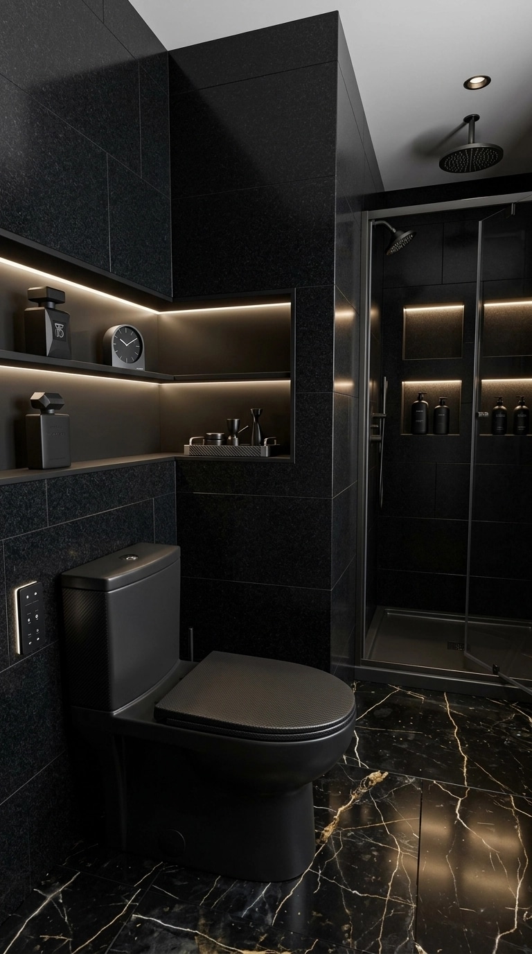 Blacktec Salon design — interior photo by GenRoom AI