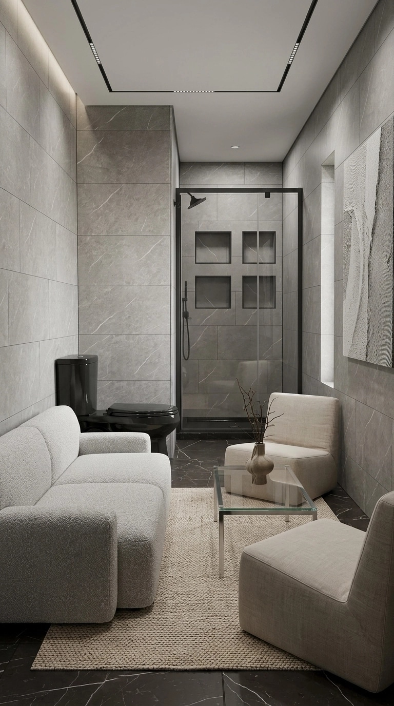 Minimalism Living Room design — interior photo by GenRoom AI
