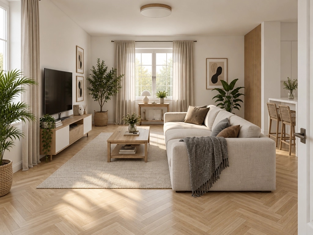 Scandinavian Living Room design — interior photo by GenRoom AI