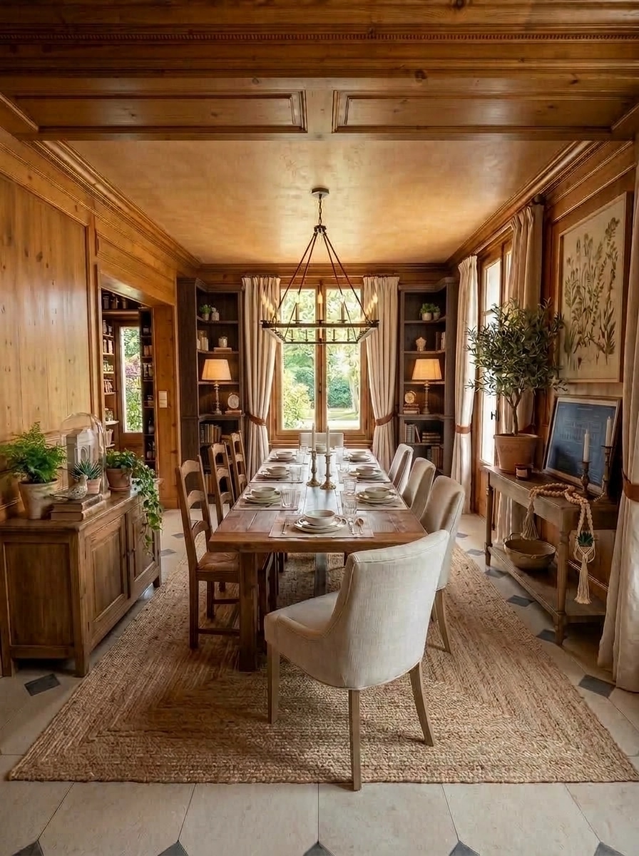 Interior design in Modern Farmhouse style — dining_room by GenRoom AI