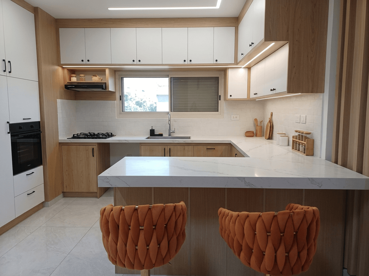 Interior design in Scandinavian style — Kitchen by GenRoom AI