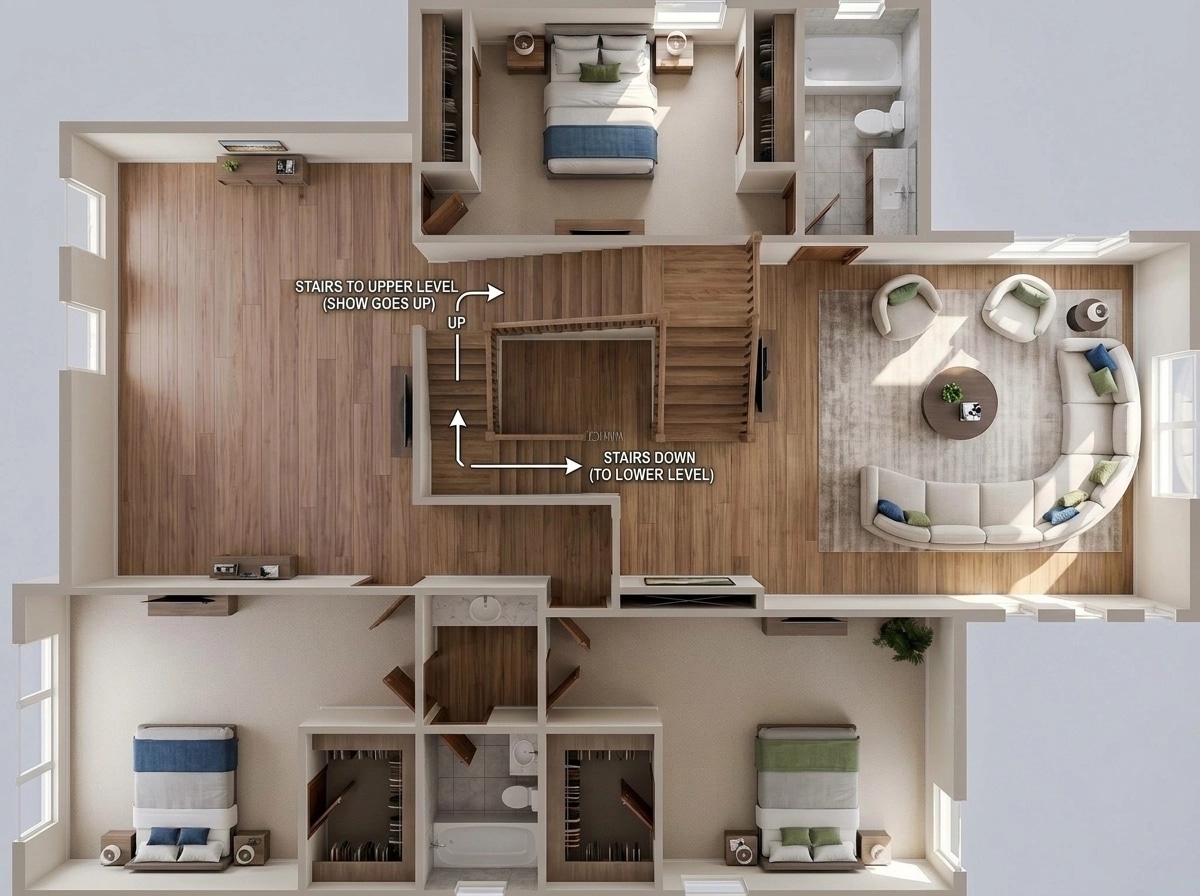 Interior design in Contemporary style — Living Room by GenRoom AI