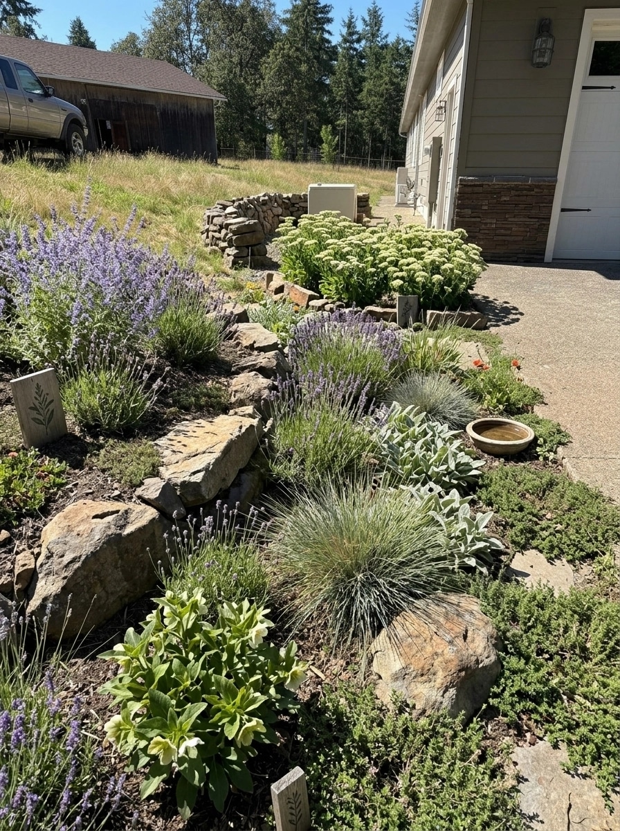 Yard design in no_style style — photo by GenRoom AI