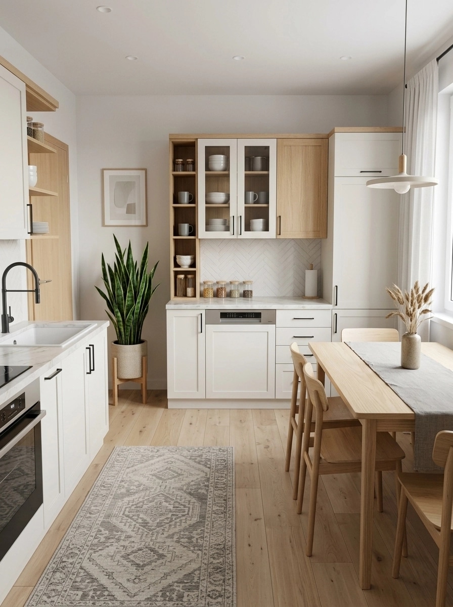 Interior design in Scandinavian style — Kitchen by GenRoom AI