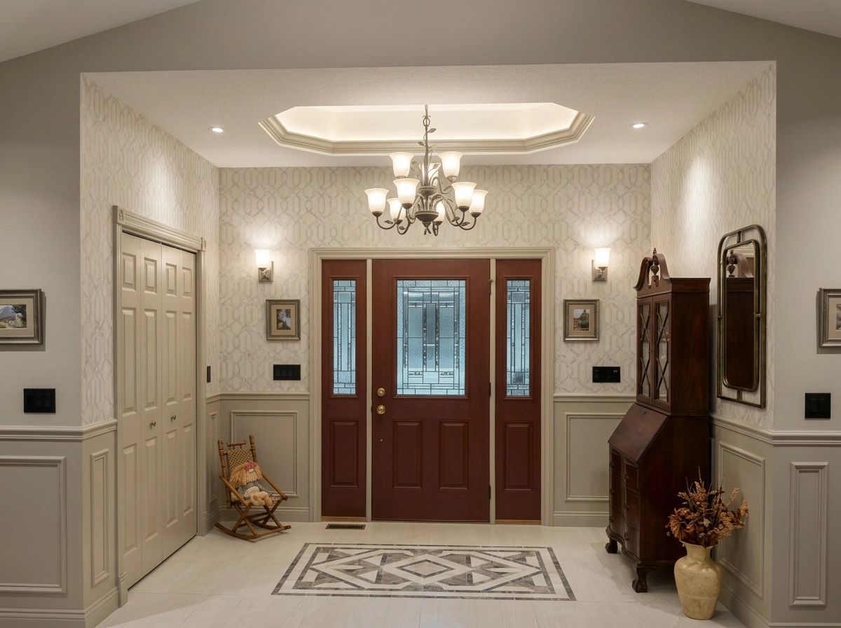 Interior design in Transitional style — Hallway by GenRoom AI