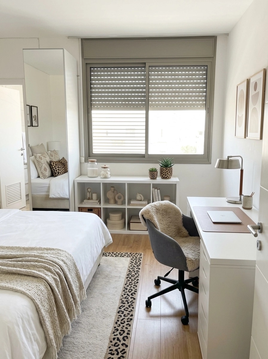 Scandinavian Bedroom design — interior photo by GenRoom AI