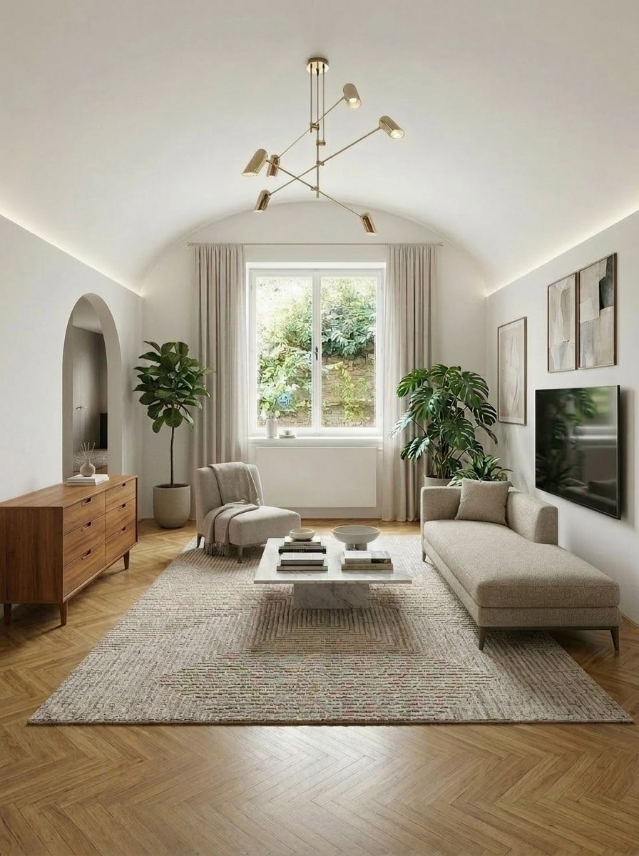 Interior design in Contemporary style — Living Room by GenRoom AI