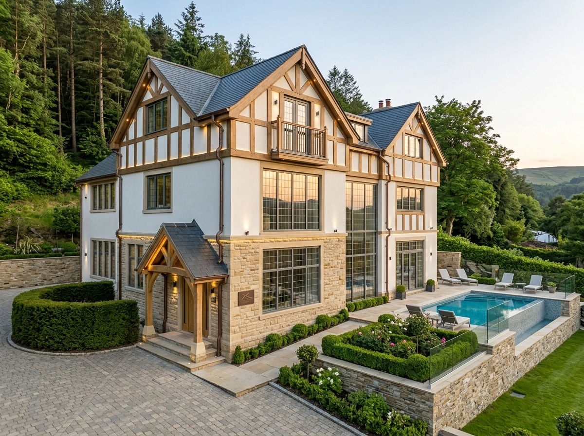 Tudor Facade Facade design — facade photo by GenRoom AI