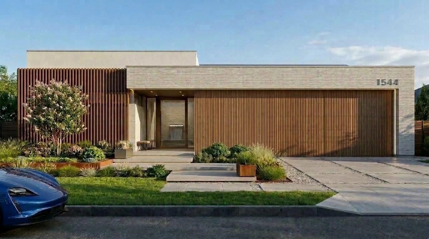 Contemporary Facade Facade design — facade photo by GenRoom AI
