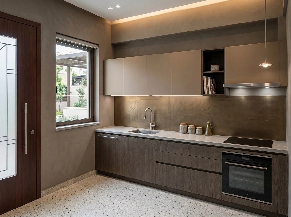 Kitchen interior in Contemporary style — photo by GenRoom AI