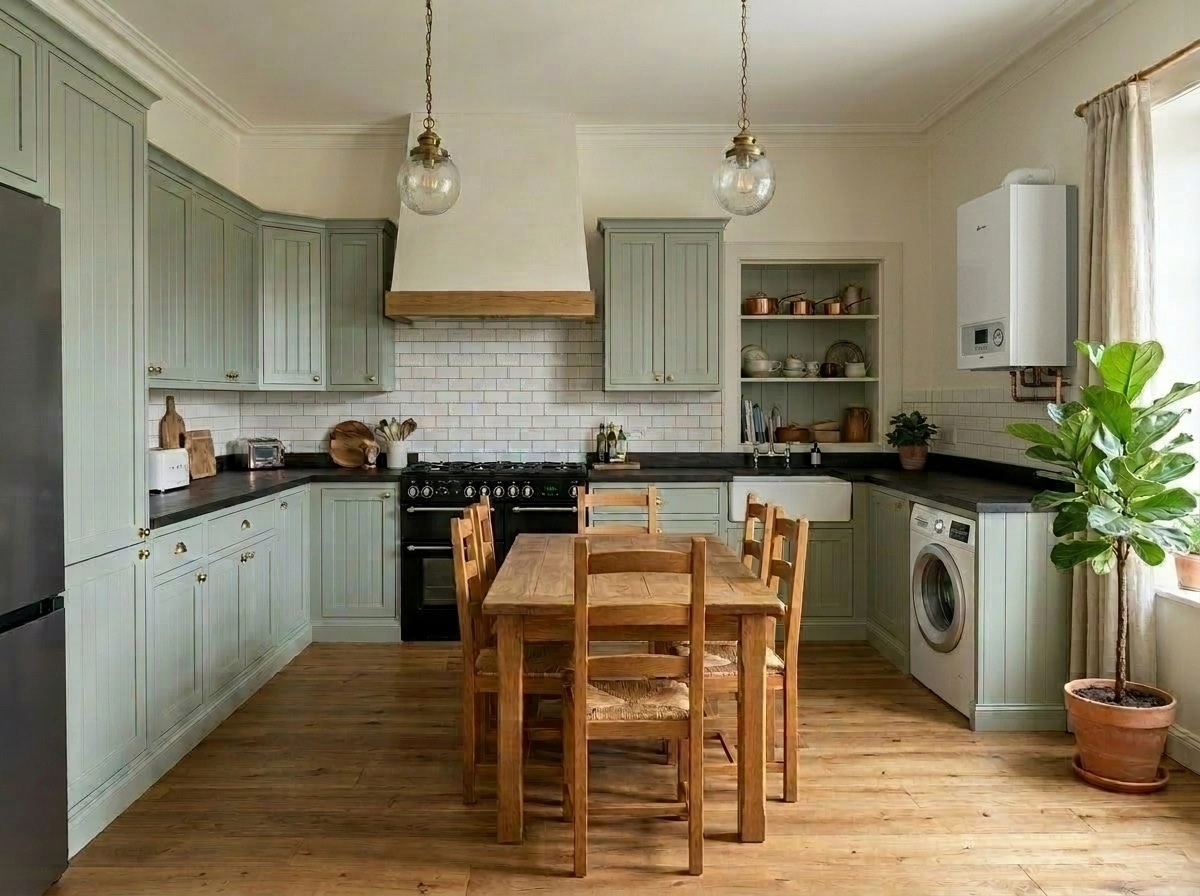 Modern Farmhouse Kitchen design — interior photo by GenRoom AI