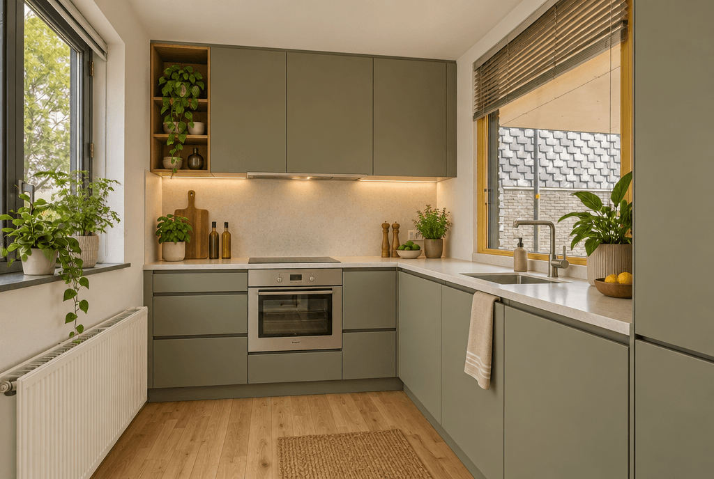 Kitchen interior in no_style style — photo by GenRoom AI