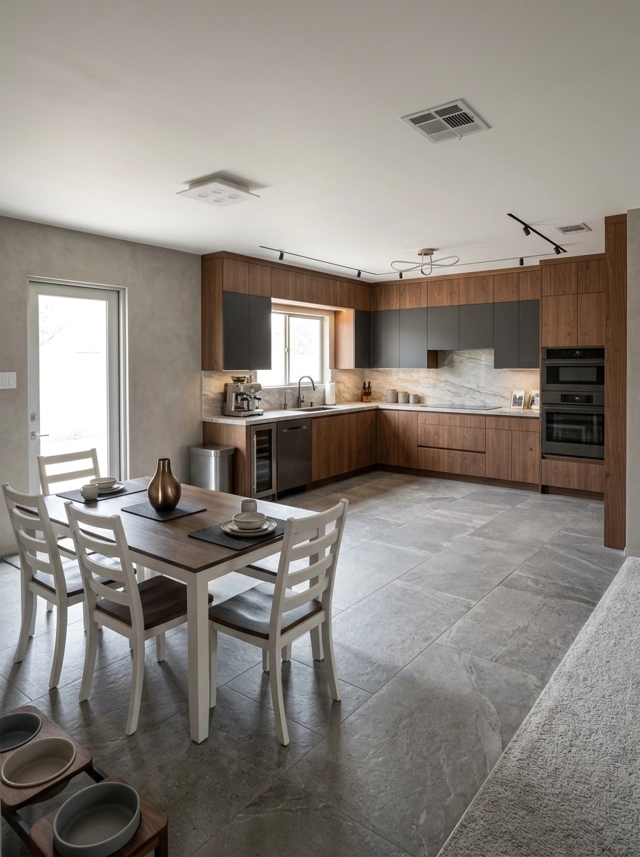 Kitchen interior in Contemporary style — photo by GenRoom AI
