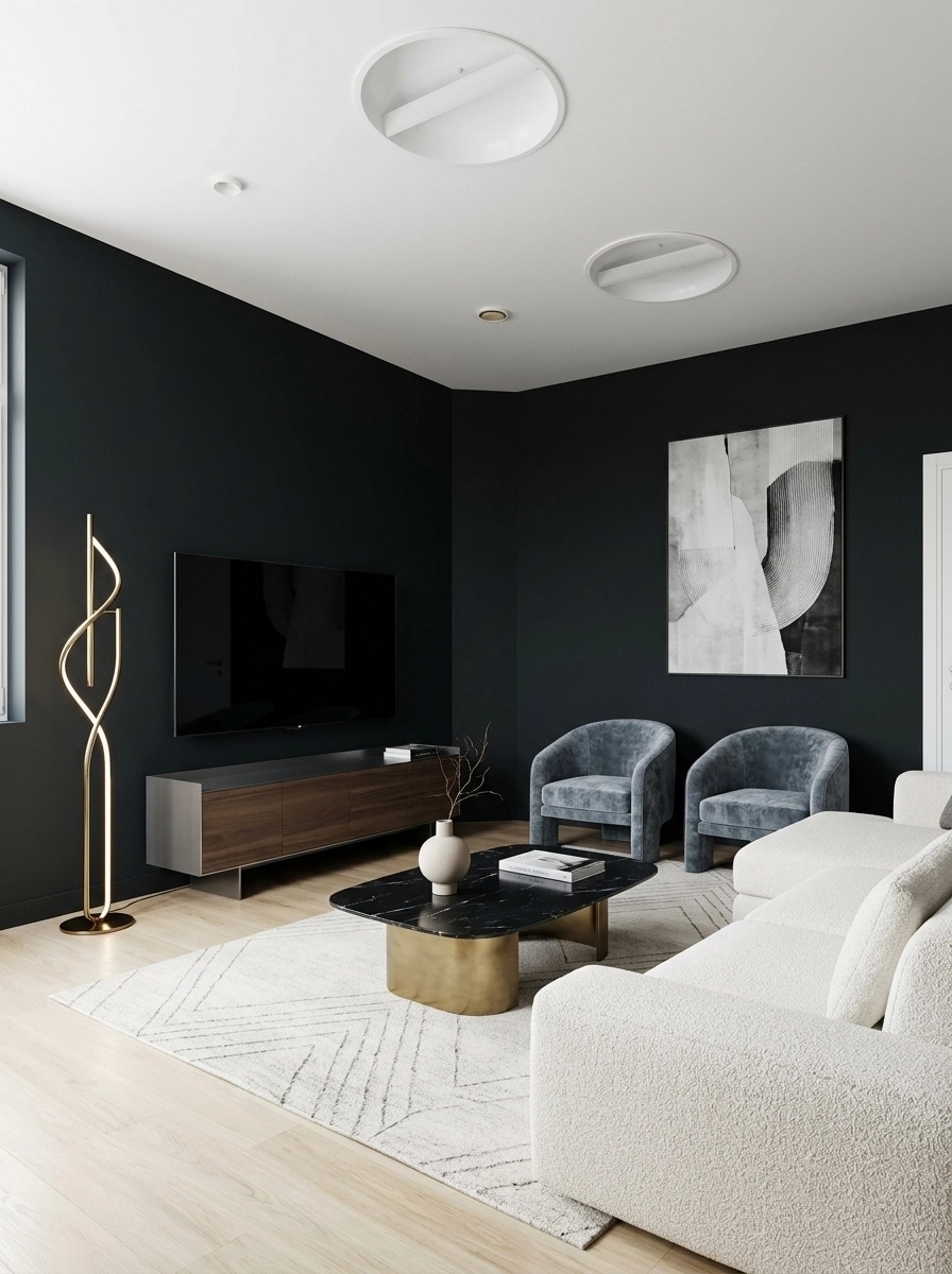 Minimalism Living Room design — interior photo by GenRoom AI