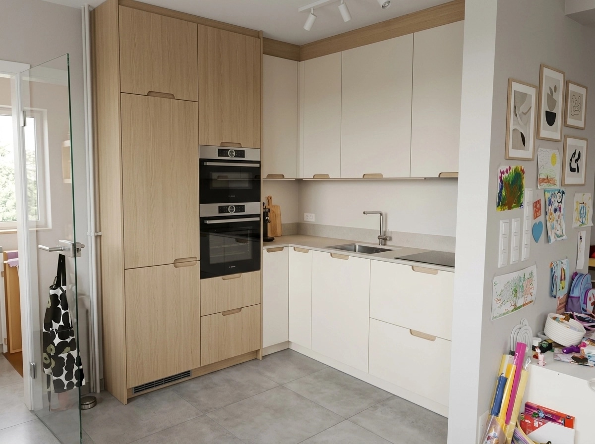 Scandinavian Kitchen design — interior photo by GenRoom AI