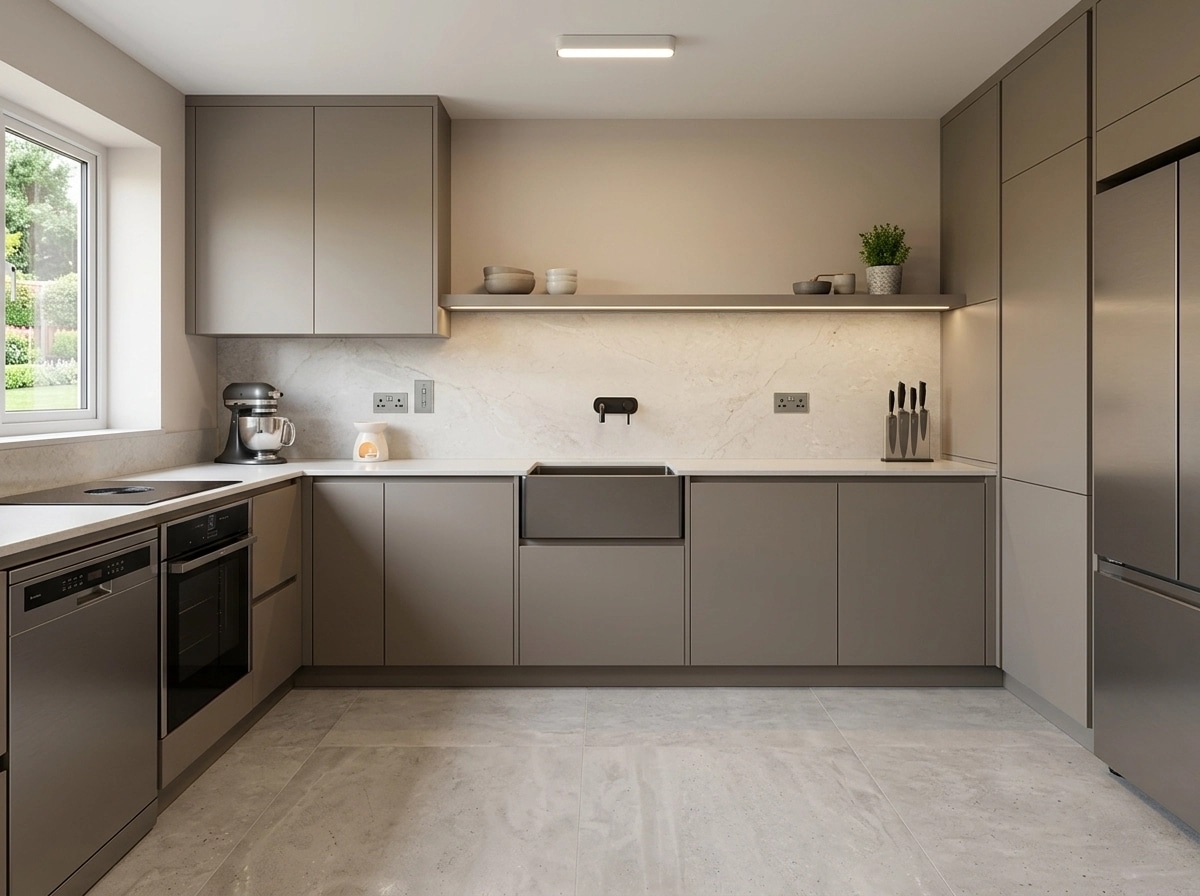 Kitchen interior in Contemporary style — photo by GenRoom AI