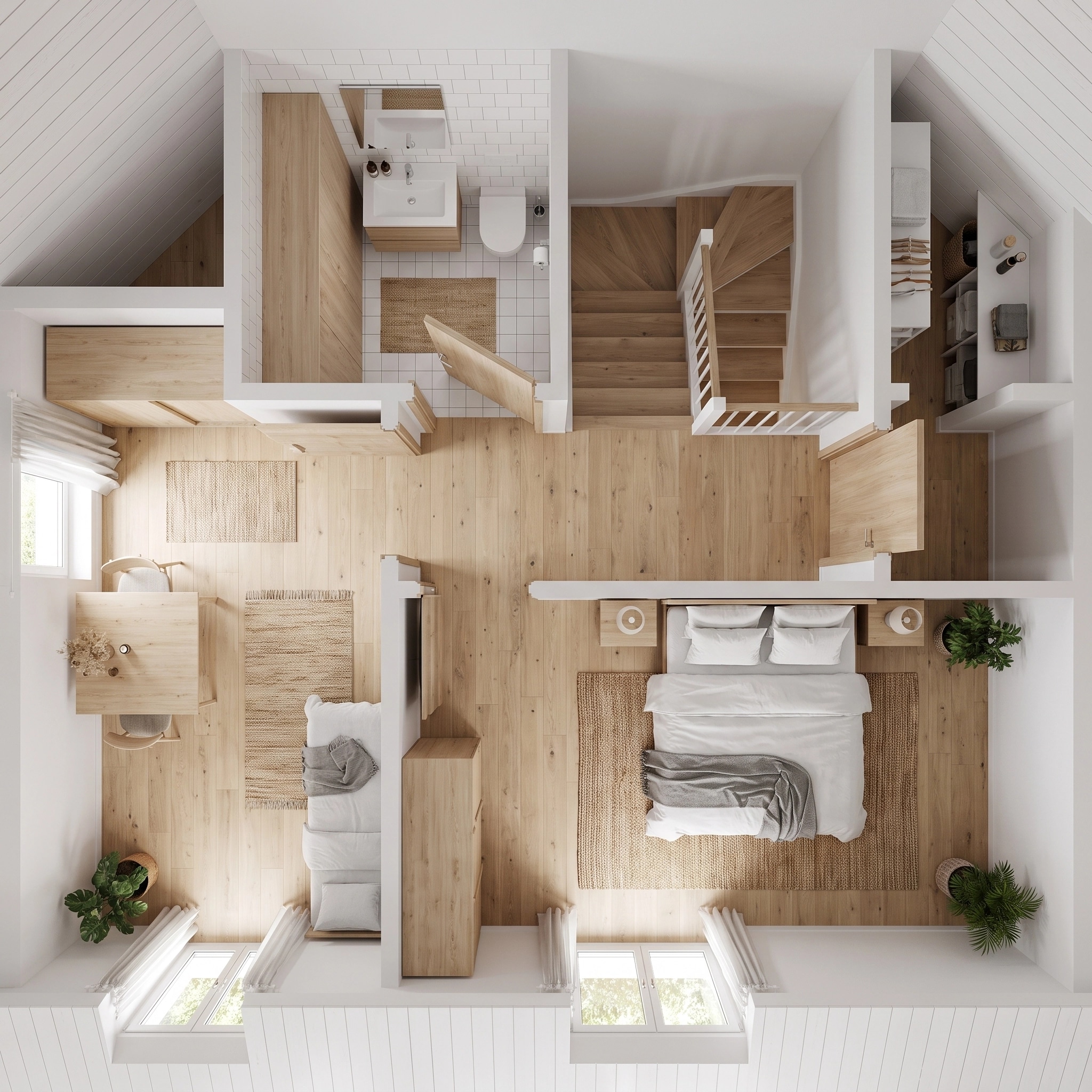 Scandinavian Living Room design — interior photo by GenRoom AI