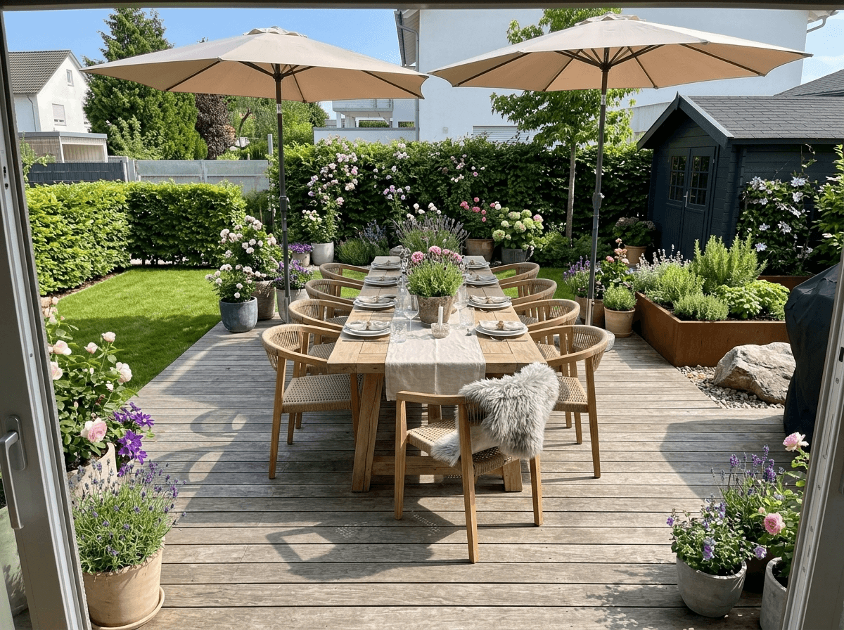Yard design in no_style style — photo by GenRoom AI