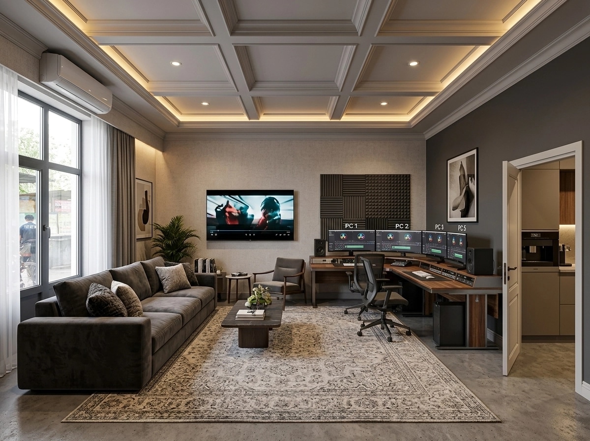 Interior design in Contemporary style — studio by GenRoom AI