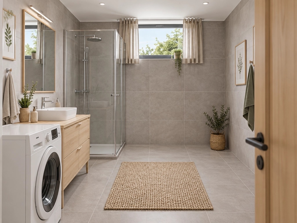 Interior design in Scandinavian style — Bathroom by GenRoom AI