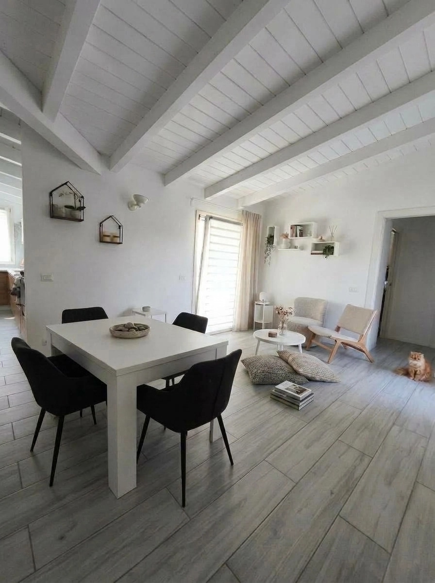 Interior design in Scandinavian style — Living Room by GenRoom AI
