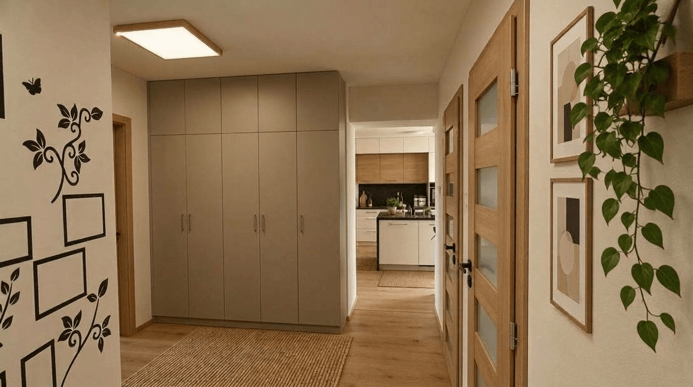 Hallway interior in no_style style — photo by GenRoom AI