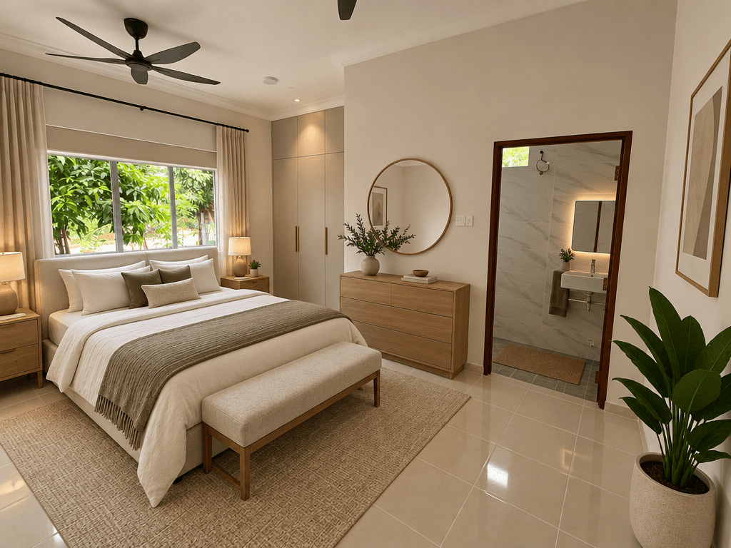 Minimalism Bedroom design — interior photo by GenRoom AI