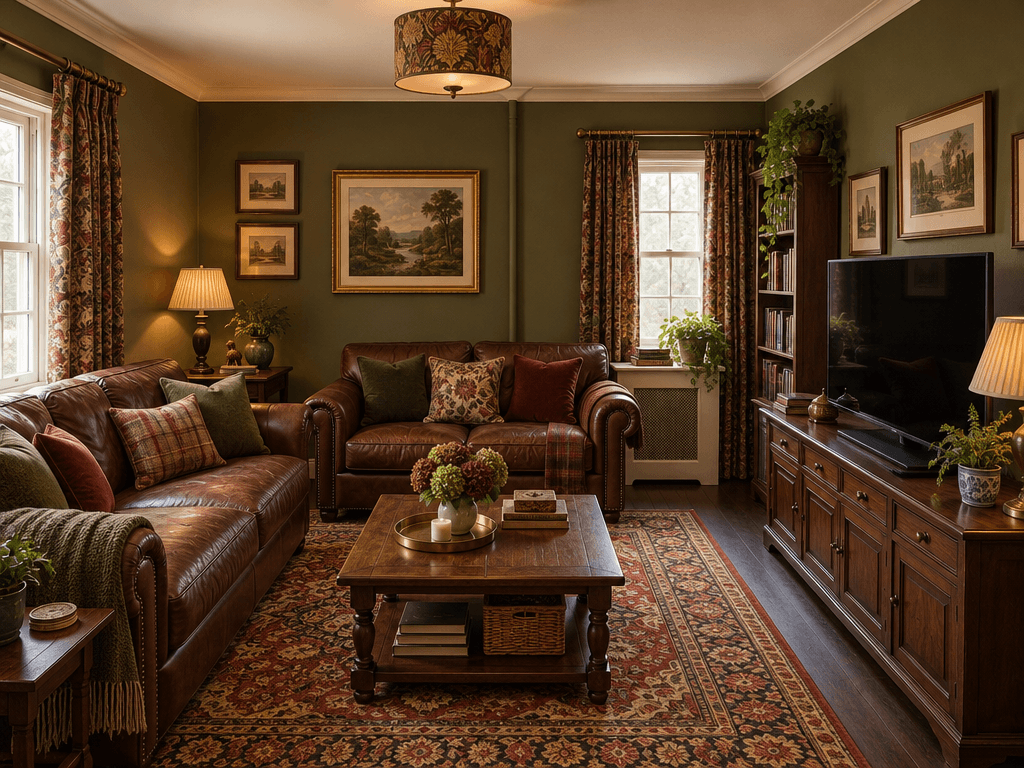 Interior design in British style — Living Room by GenRoom AI
