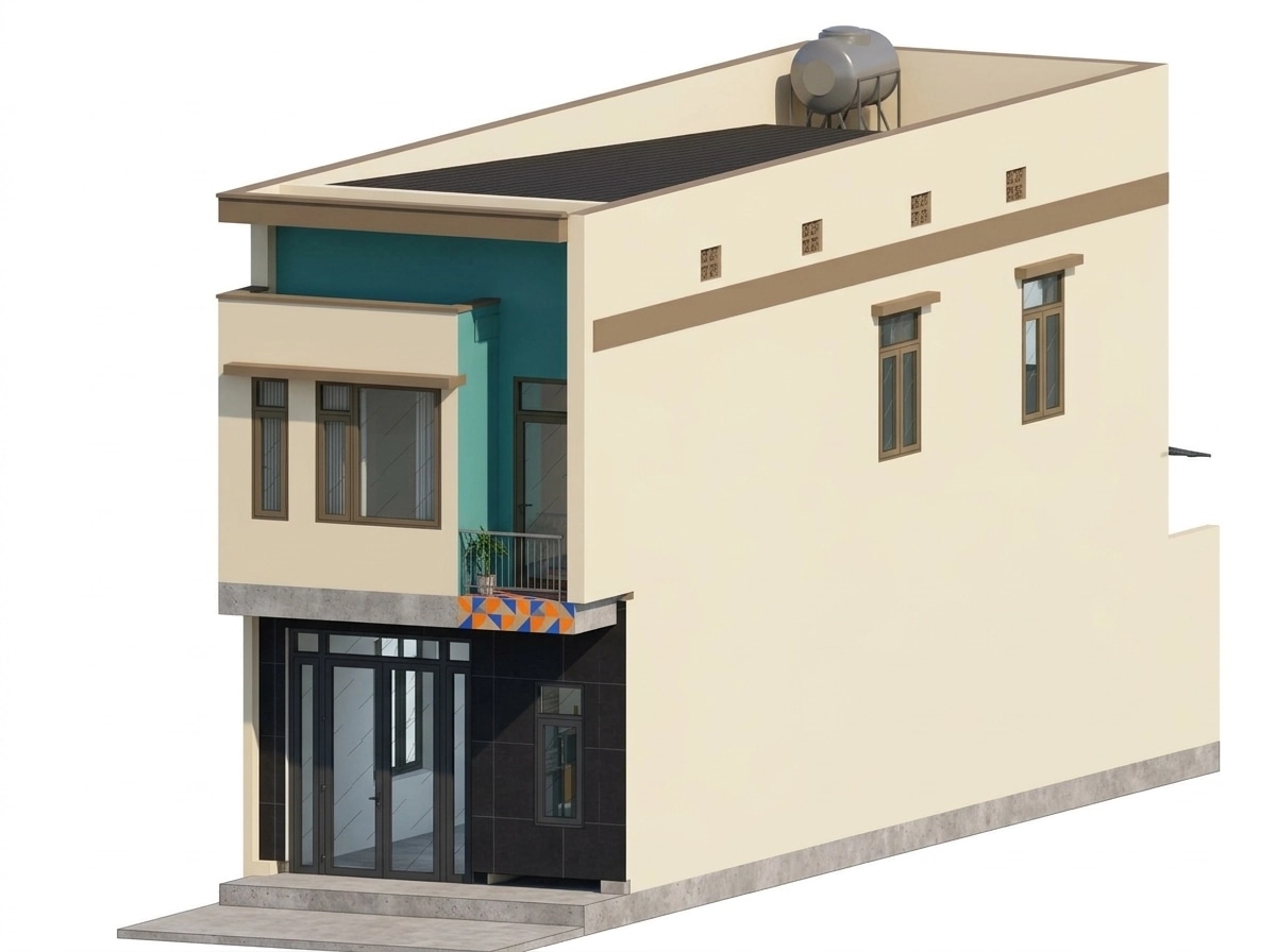 Contemporary Facade Facade design — facade photo by GenRoom AI