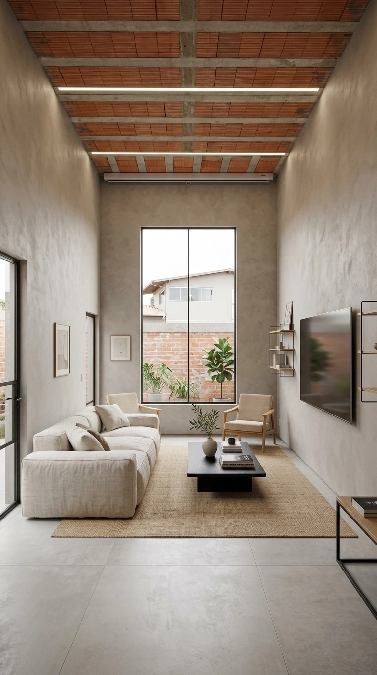 Minimalism Living Room design — interior photo by GenRoom AI