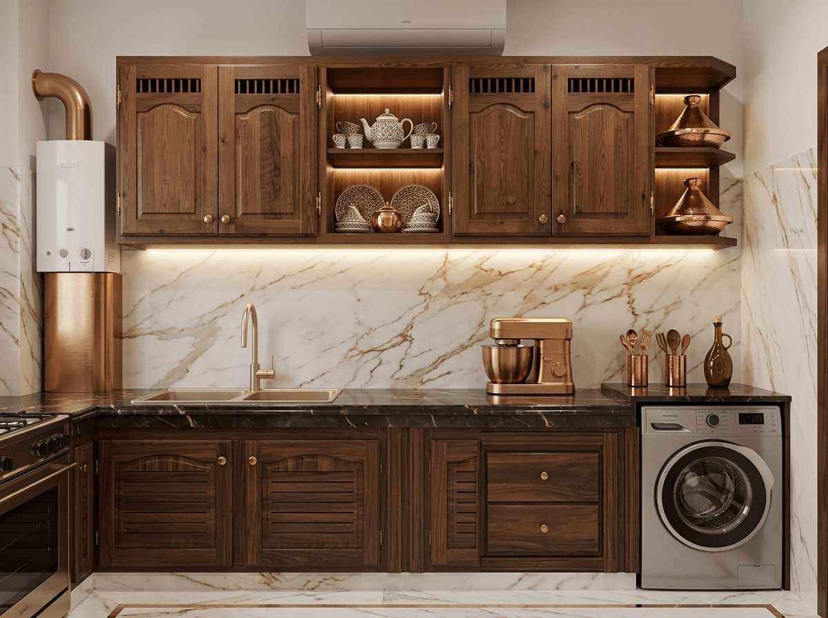 Kitchen interior in no_style style — photo by GenRoom AI