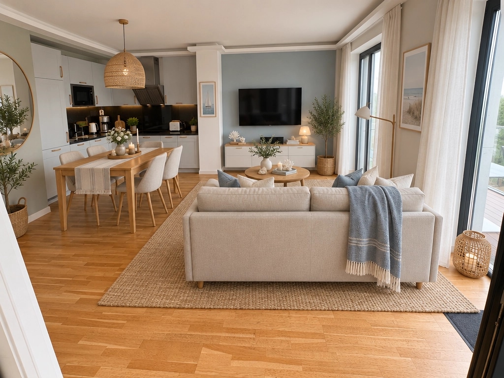 Scandinavian Living Room design — interior photo by GenRoom AI