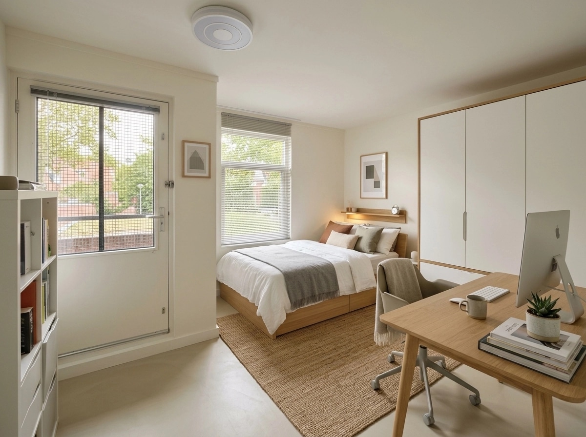 Interior design in Scandinavian style — Bedroom by GenRoom AI