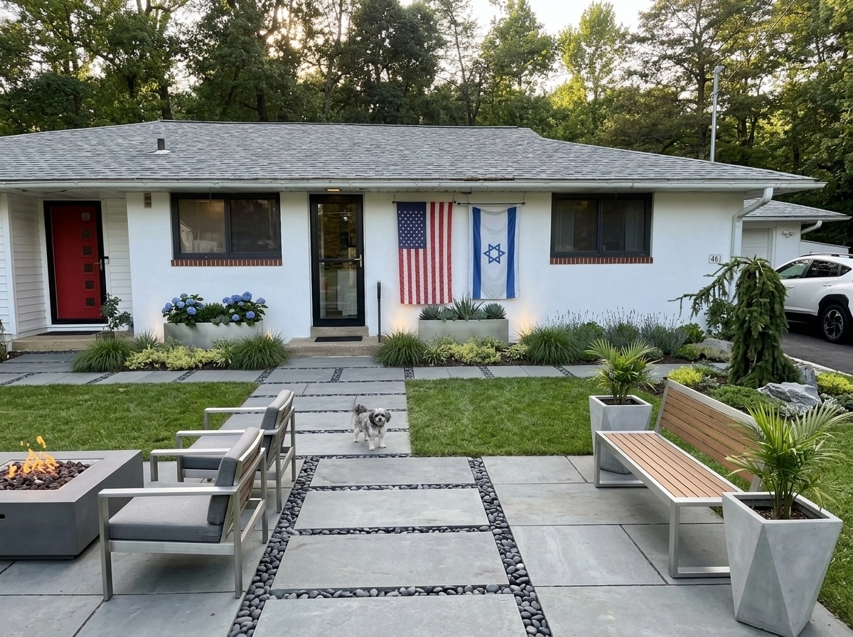 Landscape design in Contemporary Yard style — Yard by GenRoom AI