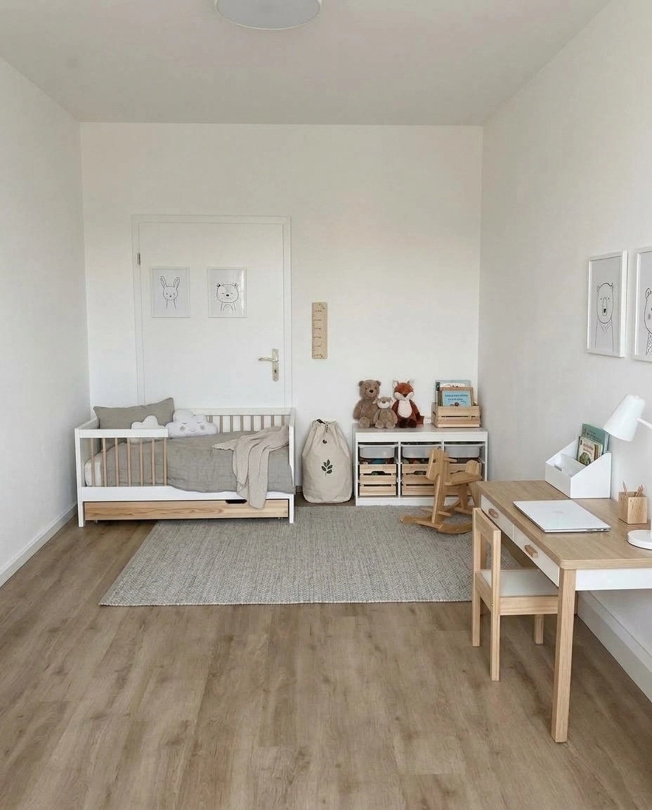 Scandinavian Kids Room design — interior photo by GenRoom AI