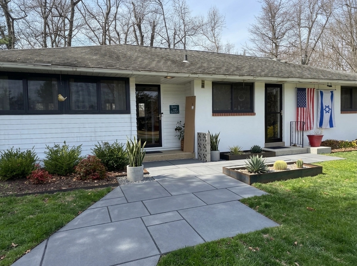 Yard design in no_style style — photo by GenRoom AI